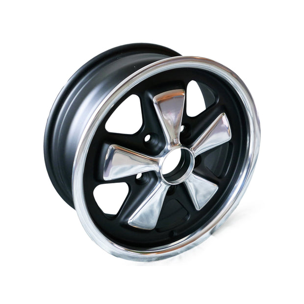 15" Fuchs RSR Style Alufelge 6.0J ET36 Diamantgeschliffen 5x130 – Maxilite