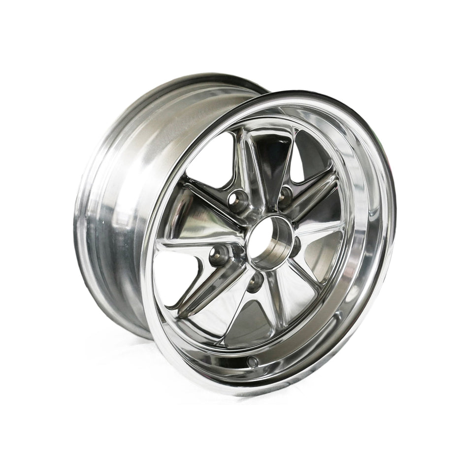 15" Fuchs Style Alloy Wheel 7.0J ET23.3 – Chrome 5x130 TÜV – Maxilite