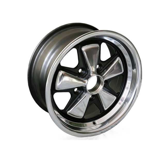 15" Fuchs RSR Style Alufelge 7.0J ET23.3 Diamantgeschliffen 5x130 – Maxilite