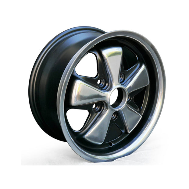 15" Fuchs RSR Style Alufelge 7.0J ET47.4 Diamantgeschliffen 5x130 TÜV – Maxilite