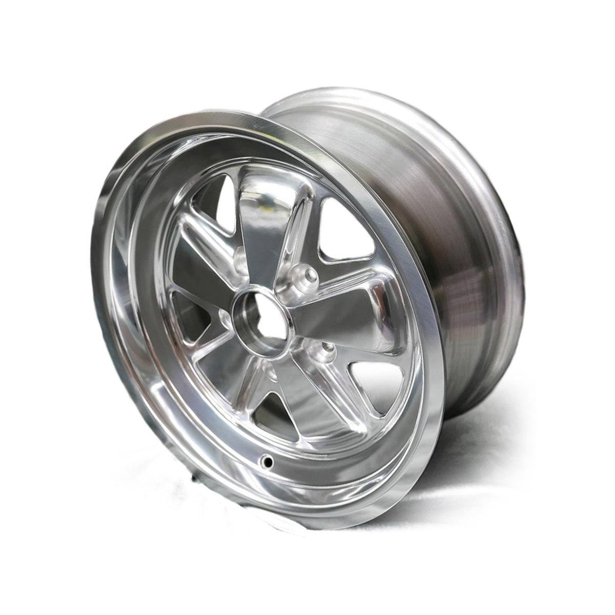 16" Fuchs Style Alufelge 7.0J ET23.3 – Chrom 5x130 – Maxilite
