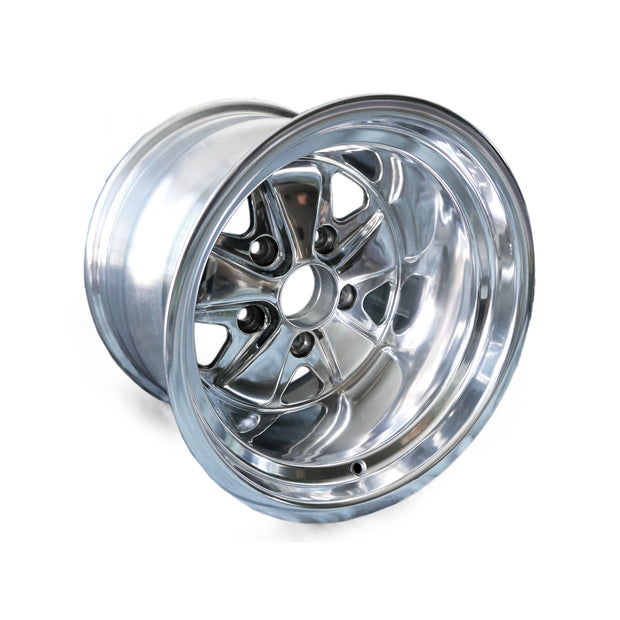15" Fuchs Style Alloy Wheel 8.0J ET10.6 – Chrome 5x130 TÜV – Maxilite