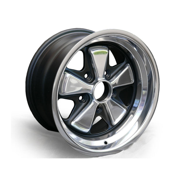15" Fuchs RSR Style Alufelge 8.0J ET10.6 Diamantgeschliffen 5x130 TÜV – Maxilite