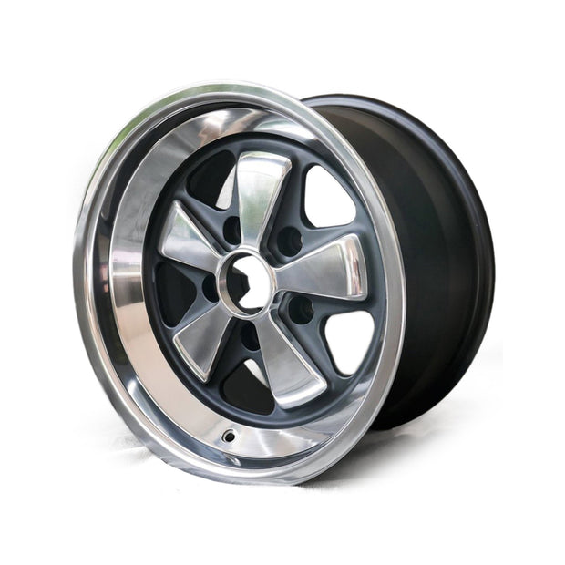 16" Fuchs RSR Style Alufelge 9.0J ET15 Schwarz Matt 5x130 – Maxilite