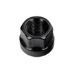 Wheel nut open spherical seat R14 black