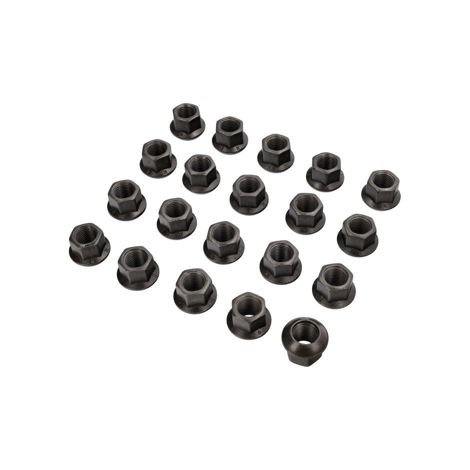 Open-End Lug Nut, Ball Seat R14, Gun Metal Finish (Set of 20)