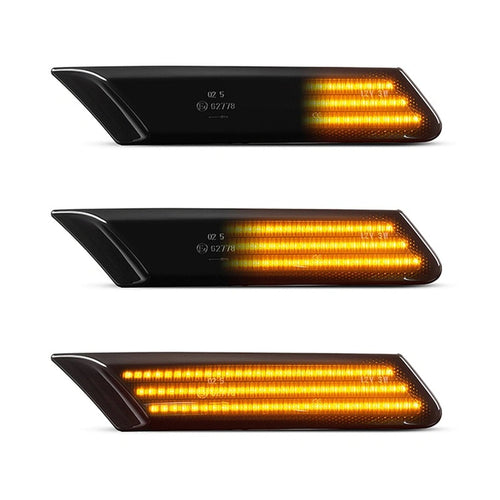 Sequential LED Side Markers, Smoked Porsche 997