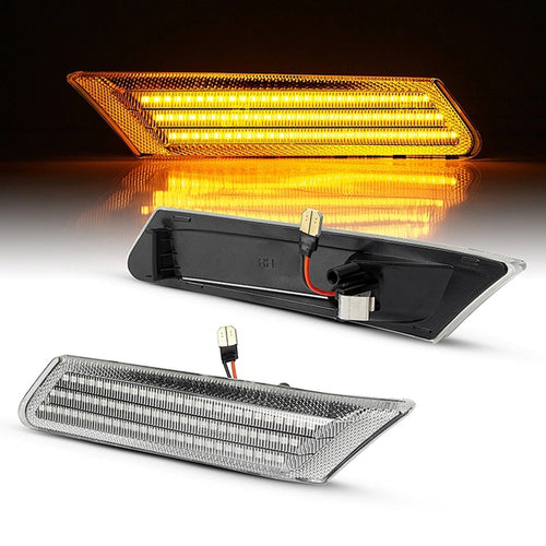 LED side indicators, clear, Porsche 997