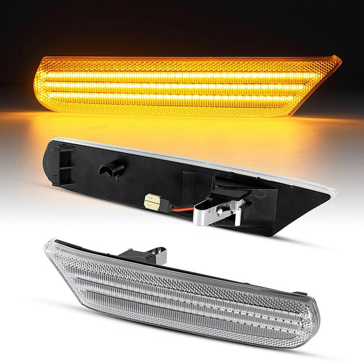 LED-Seitenblinker, klares Glas, Porsche 996/986 Boxster