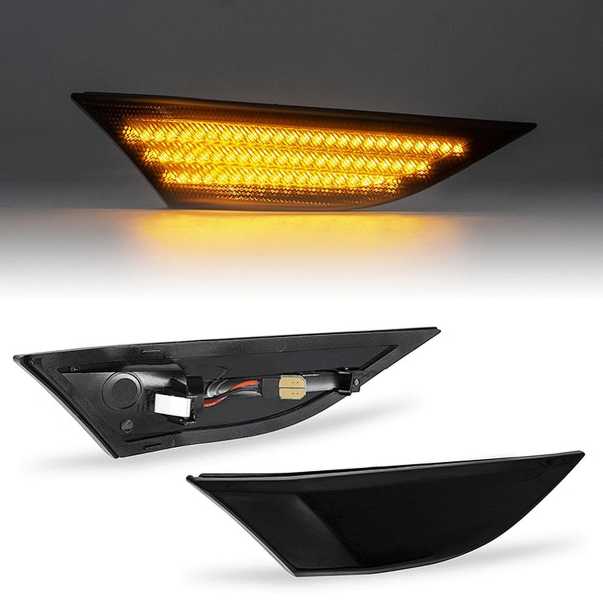 Sequentielle LED-Seitenblinker, geräuchert – Porsche Boxster/Cayman