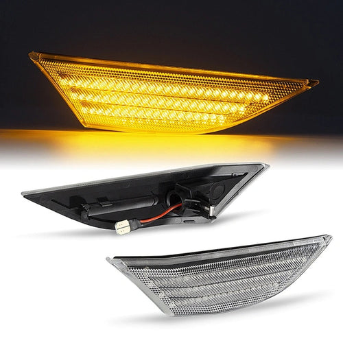Sequentielle LED-Seitenblinkerleuchten. Klar. Porsche 991.1 / 991.2 / 981 / 982 Boxster/Cayman