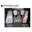 Rennline Aluminum 4-Piece Perforated Pedal Set. Porsche 996/997/986/987/Cayman