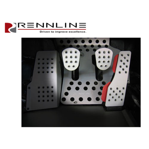 Aluminium 3-teiliger Pedalsatz perforiert. Porsche 924 / 944 / 968 / 996 / 997 / Boxster/Cayman / 991 / Panamera