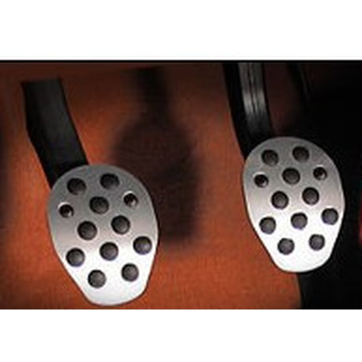 Rennline Aluminum Clutch/Brake Pedal 2-piece set. Rubber grip. Universal