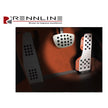 Aluminium-Pedalsatz 2-teilig Gummigriff Tiptronic | Porsche 911 / 912 / 930 / 964 / 993 | Rennline