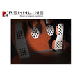 Aluminum 3-Piece Pedal Set with Rubber Grips – Porsche Boxster/Cayman