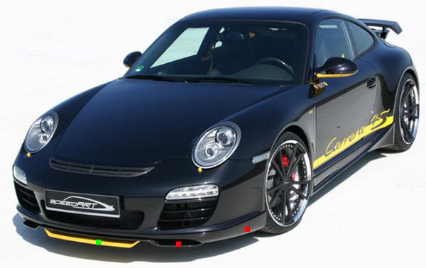 Frontstoßstange Chin Extra für SAS-II. Porsche 997 MKII 2009>>