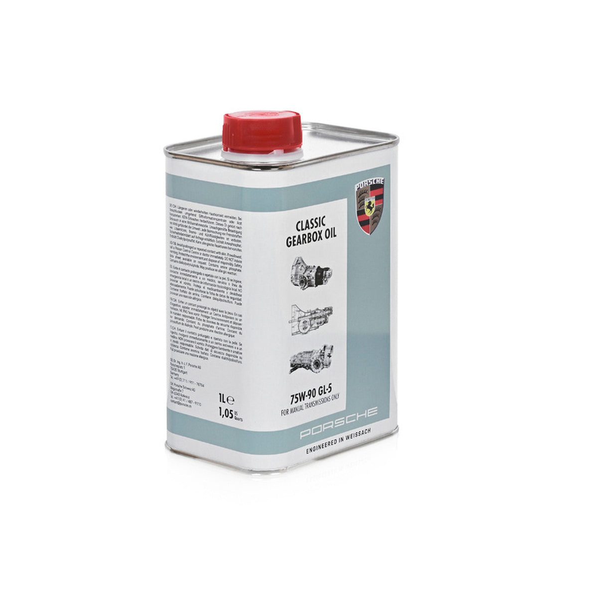 Porsche Classic Gear Oil 75W-90 GL-5, 1 Liter