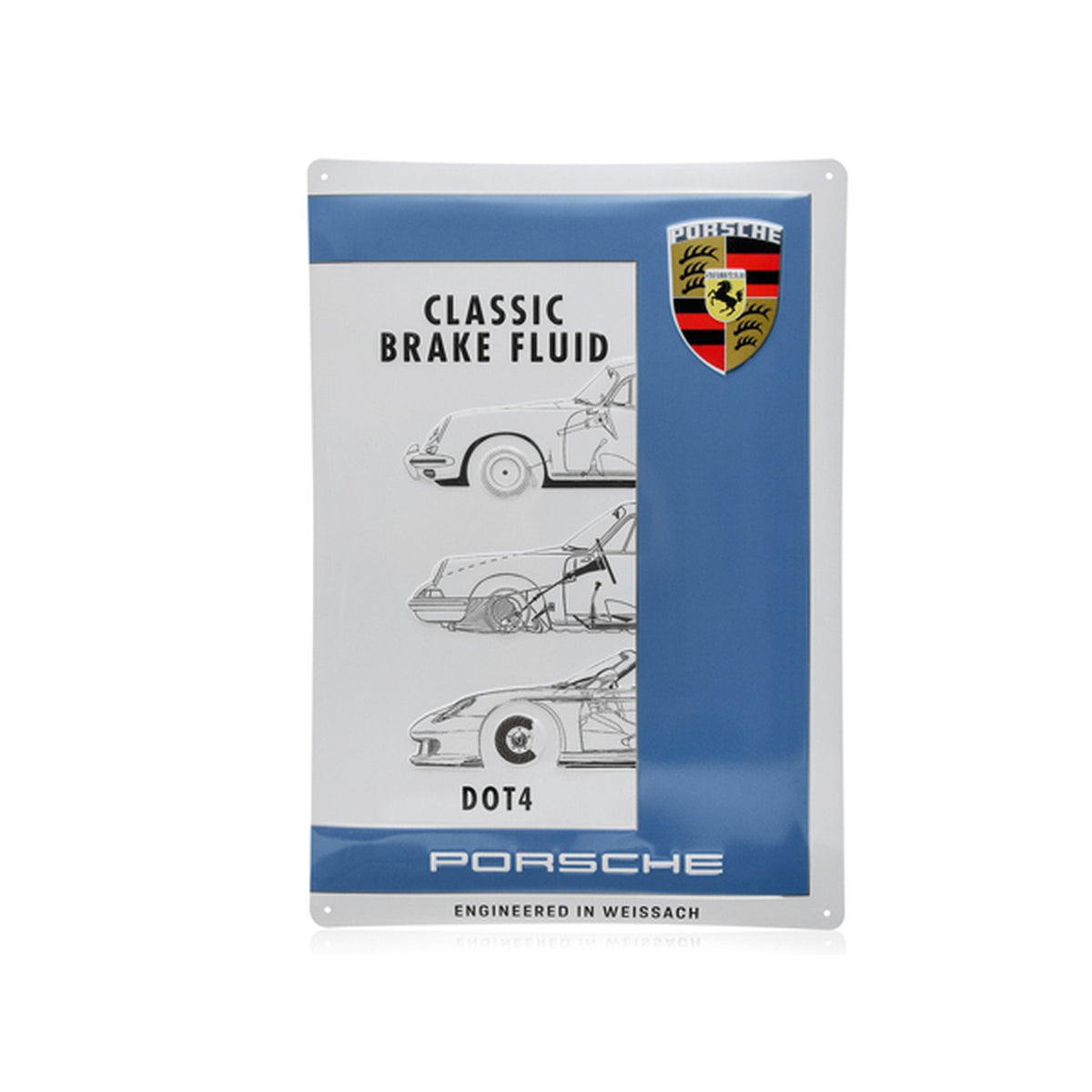 Metal plate | Porsche Classic Brake Fluid – Porsche Original