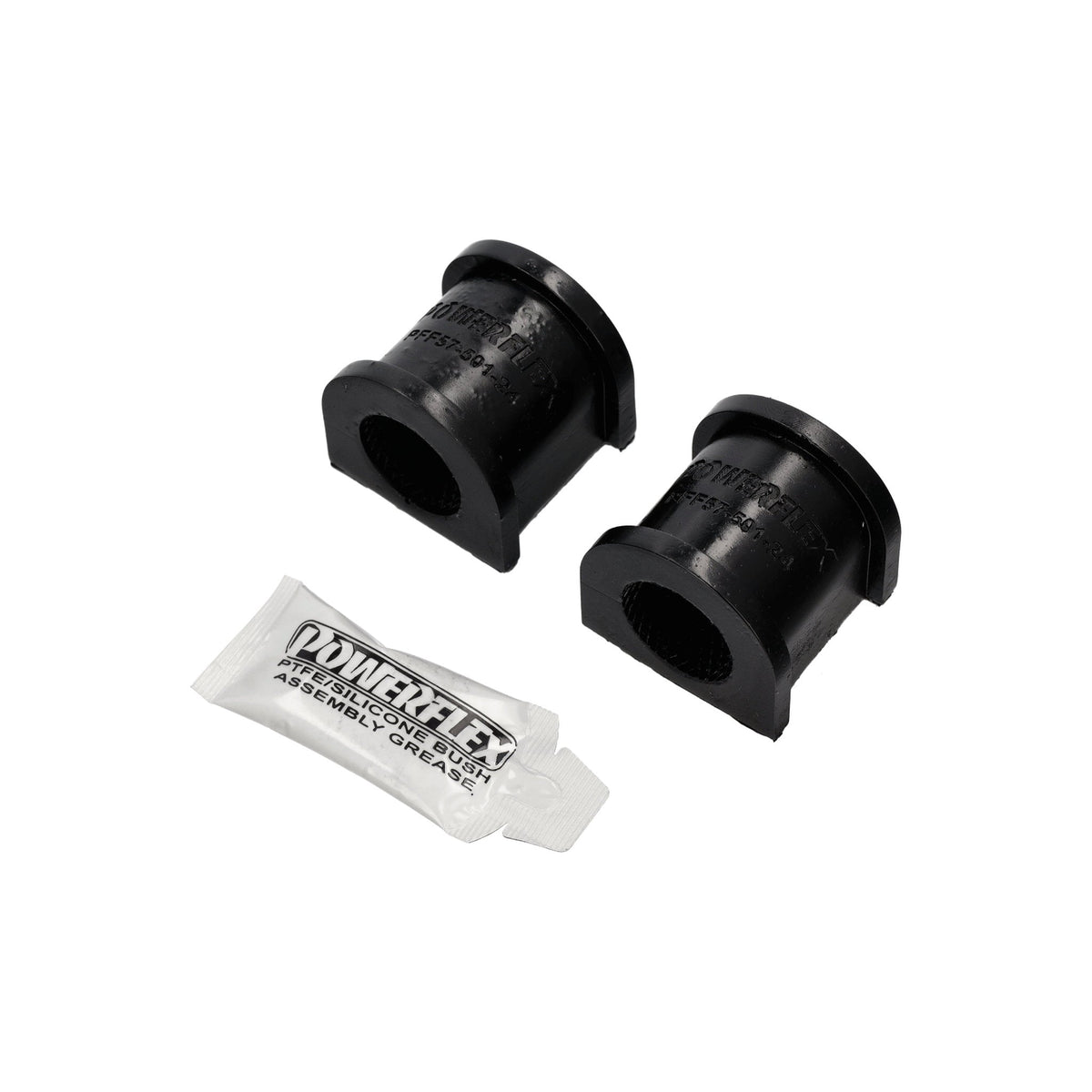 Vordere Stabilisatorbuchse 24 mm. Porsche 986/987 Boxster / 987C Cayman / 996/997 Powerflex Black Series