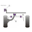 Powerflex Rear Axle Bushings for Street Use - Porsche 924 and S (all model years) / 944 (1982-1985)