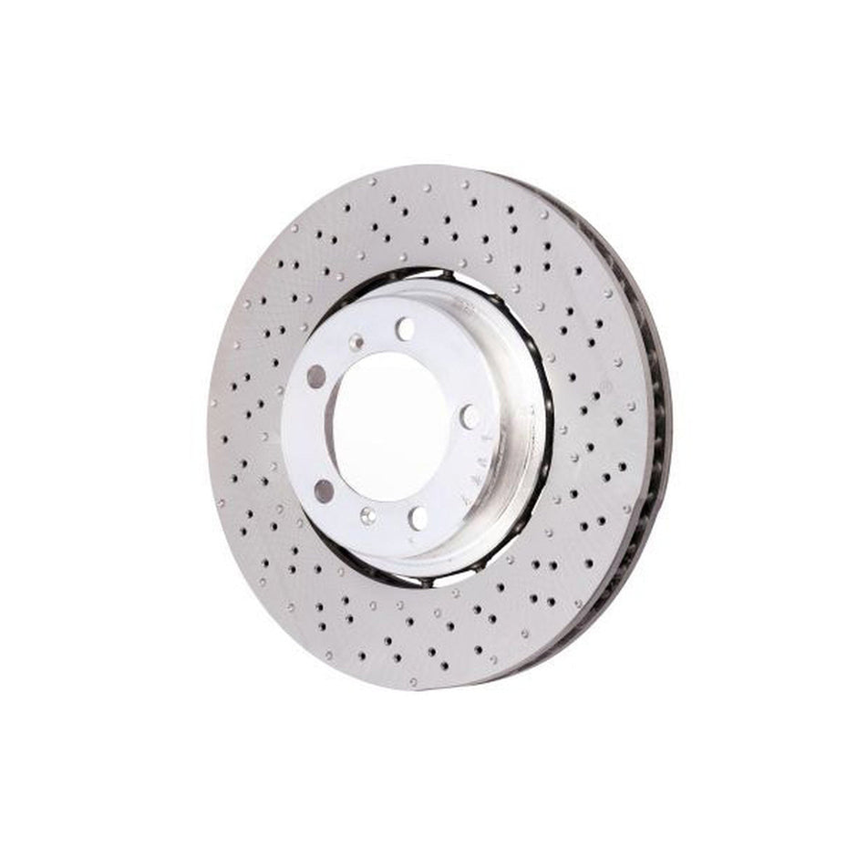 Bremsscheibe vorne, Leichtbau gebohrt-gerillt, 350x34mm. Porsche 991.2 C2S / C4S