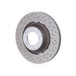 Rear brake disc, light, drilled and grooved, 380x30mm. Porsche 991 Turbo