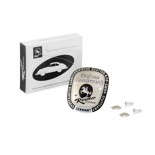 Reutter badge, 1954 to 1961, Export – Porsche 356