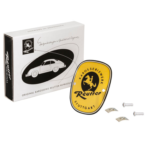 Reutter badge, 1962 to 1963 – Porsche 356