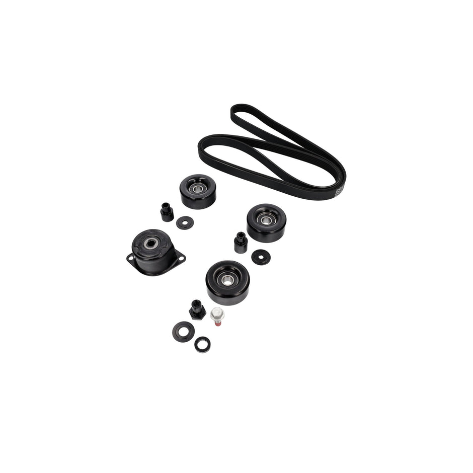 Complete pulley and belt set - tensioner, idlers and drive belt - – Porsche Boxster/Cayman