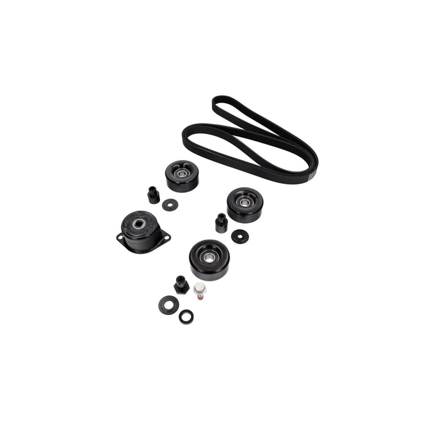 Complete pulley and belt set - tensioner, idlers and drive belt - – Porsche Boxster/Cayman