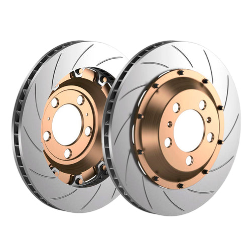 Pagid RBD Endurance Racing floating rear brake disc assembly. Porsche 997 GT3 Cup