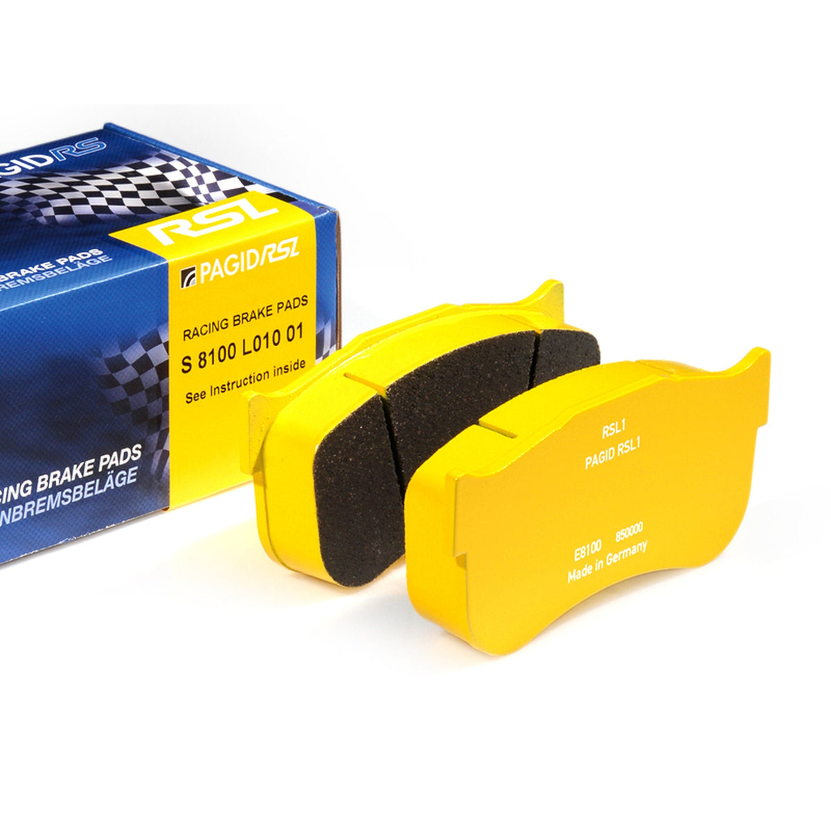 PAGID RSL Track Racing Brake Pads E8004 Porsche 997 GT3 Cup