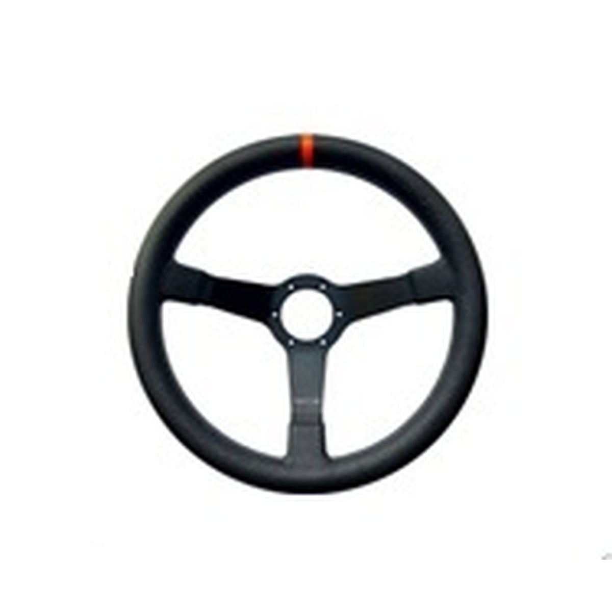 Lenkrad Eau Rouge Vollnarbenleder mit orangefarbenem Blinker, 350 mm | Porsche 968 | OEM / Erstausrüsterqualität