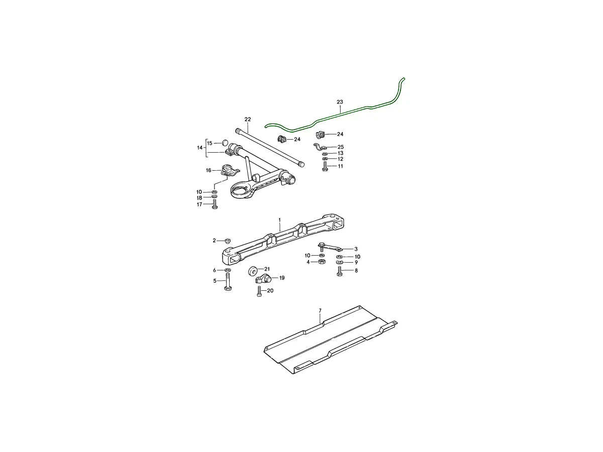 Stabilisator Vorne 20mm Porsche 911 G-Modell_2