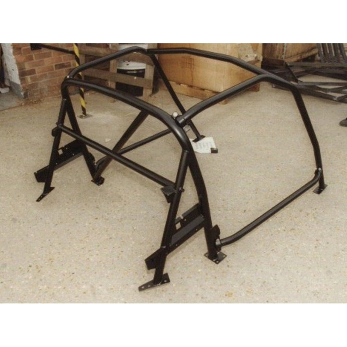 Roll cage 6-point bolt-in with single diagonal and harness bar – Porsche Boxster/Cayman