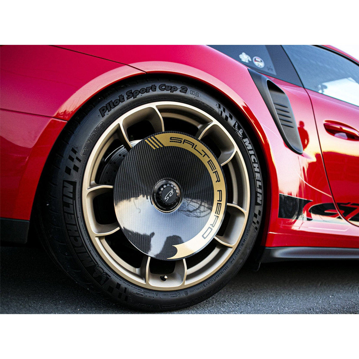 Aero-Bremsscheiben aus Carbon hinten Porsche 991 GT2 und GT3 RS