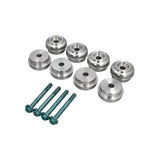 Rear subframe bushing set, solid billet aluminium | Porsche 993 1994–1998