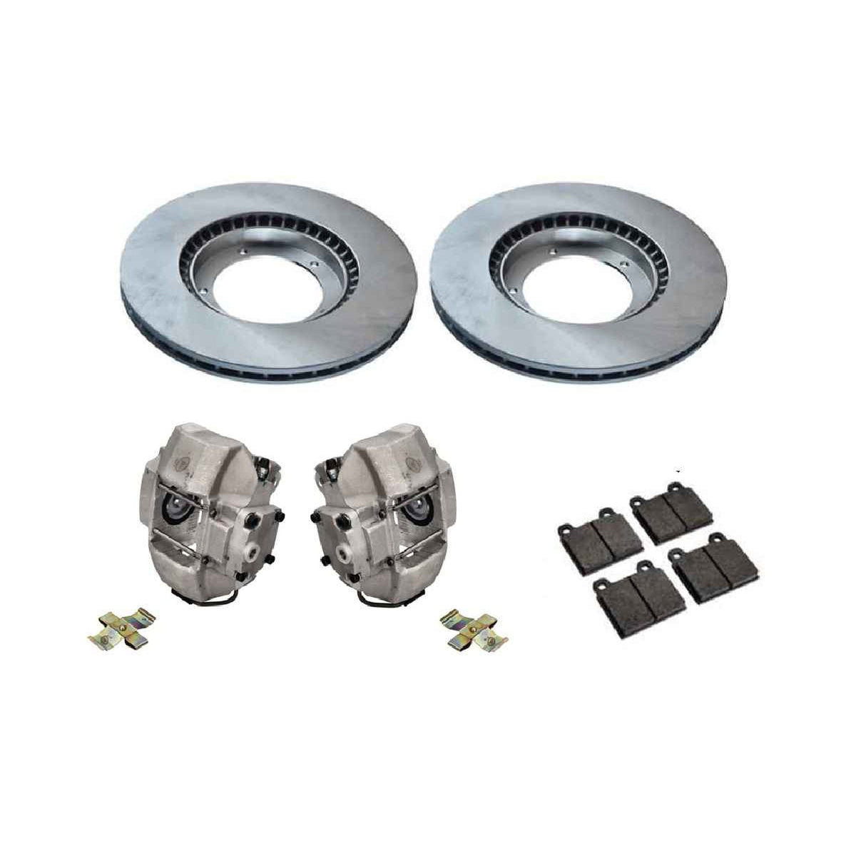 Bremsenset vorne (Aluminium S-Sättel, Scheiben, Beläge) | Porsche 911 – Kit