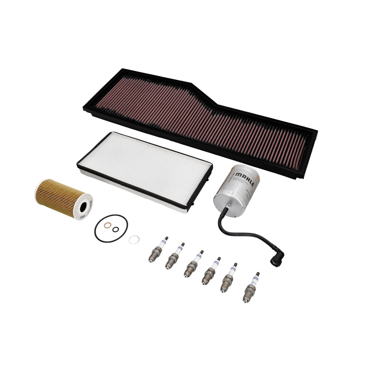 Motorwartungssatz – Luft-/Kraftstoff-/Ölfilter, Zündkerzen & mehr – für Porsche 996-1 3.4L 1998-2001