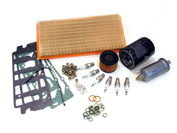 Service-Wartungskit für Porsche 911 3.0L Carrera, großes Kit, Öl & Luftfilter, Zündkerzen und mehr