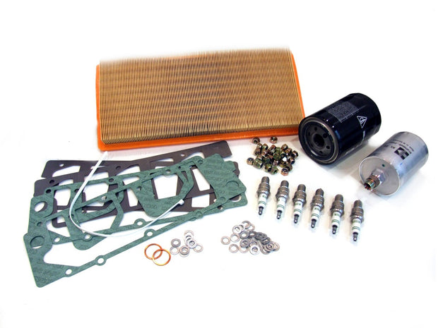 Service-Wartungskit für Porsche 911 1974–1977, 2,7 l, großes Kit, Öl & Luftfilter, Zündkerzen und mehr
