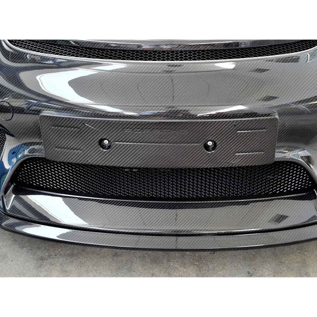Kennzeichenträger vorn, Carbonfaser – Porsche Boxster/Cayman