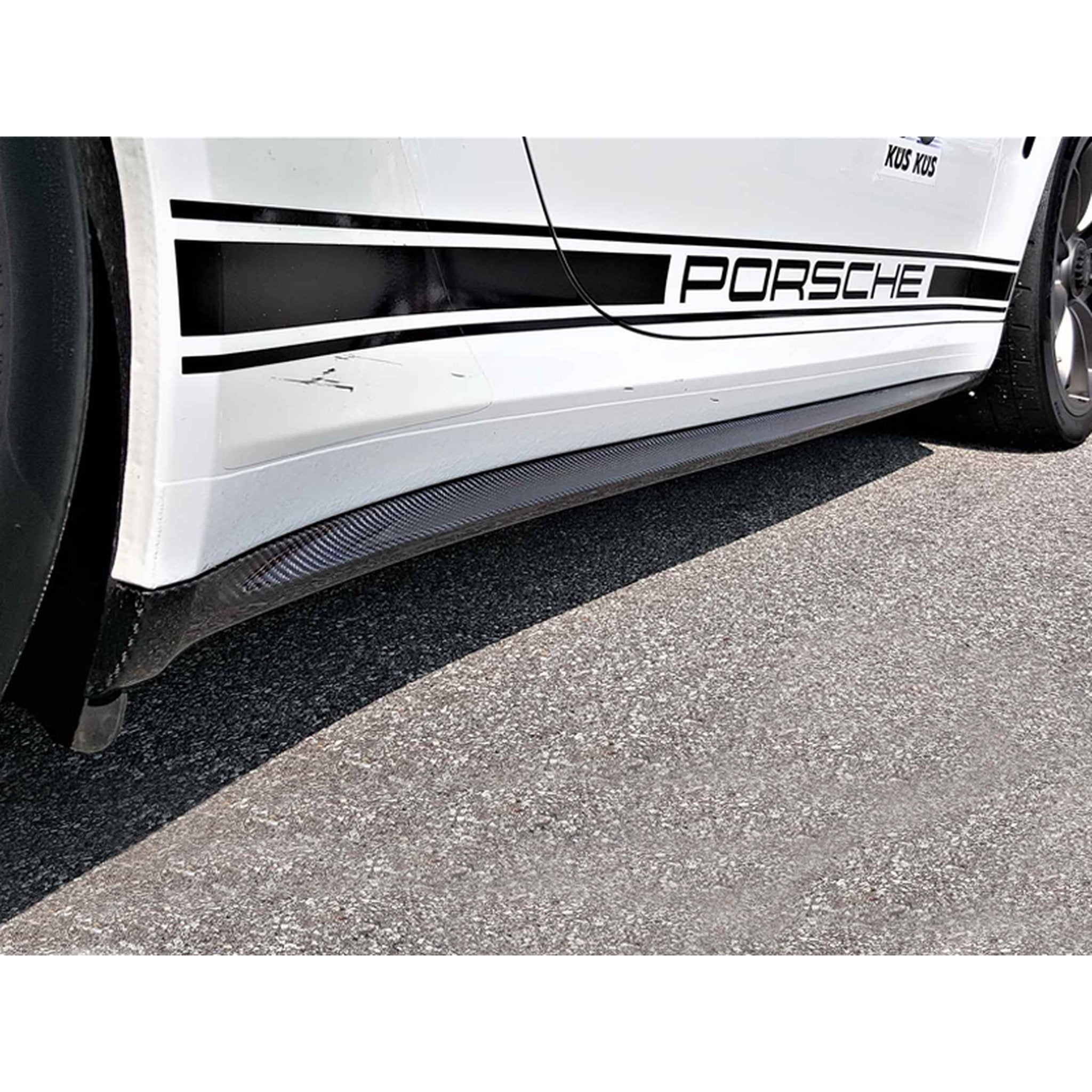 Side Skirts, Carbon Fiber. Porsche 991 Turbo / 991 GT3RS