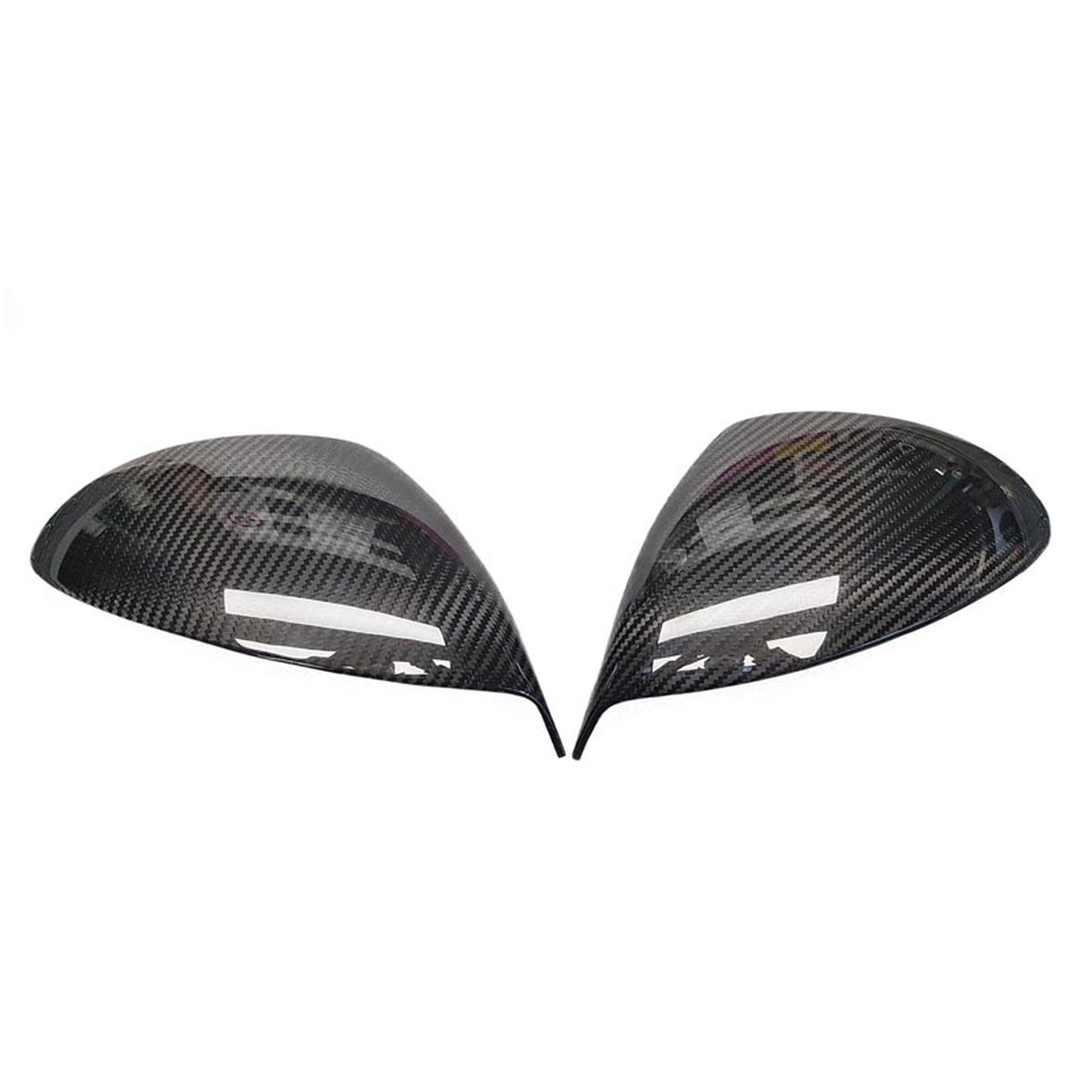 Mirror caps for SportDesign, carbon fiber. Cayman/Boxster