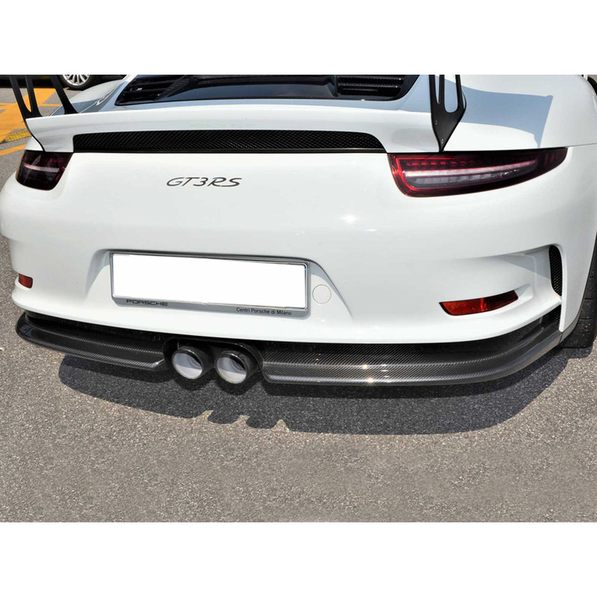 Unterer Diffusor für hinterer Stoßfänger, Carbon. Porsche 991 GT3 RS