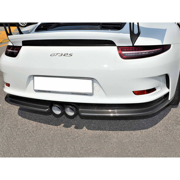Unterer Diffusor für hinterer Stoßfänger, Carbon. Porsche 991 GT3 RS
