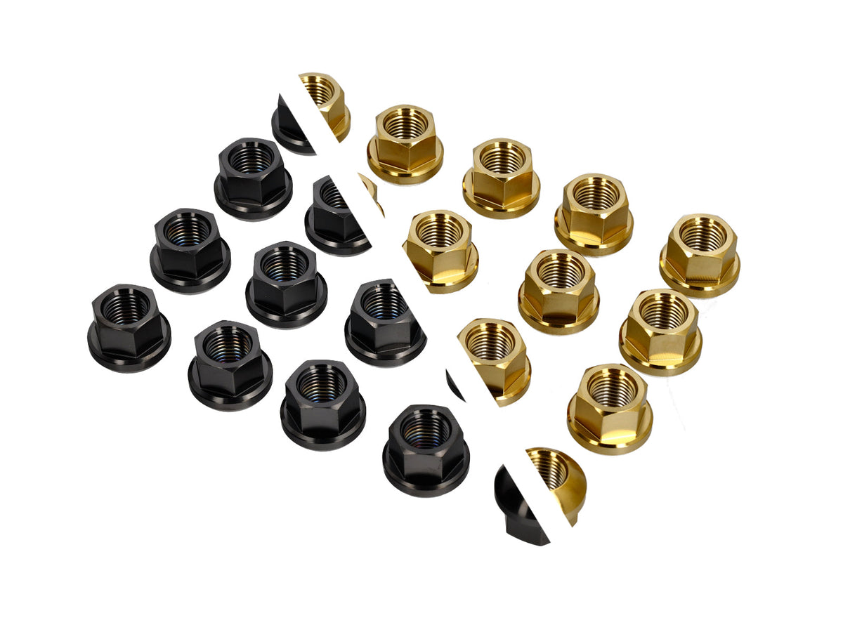 Titanium Wheel Nut Set | Porsche 911 / 924 / 928 / 944 / 964 / 968 / 993 | OEM