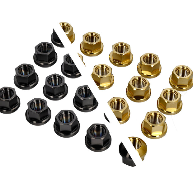 Titanium Wheel Nut Set | Porsche 911 / 924 / 928 / 944 / 964 / 968 / 993 | OEM