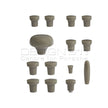 Dashboard Knob Set, Grey – Porsche 356A (1955-1959)